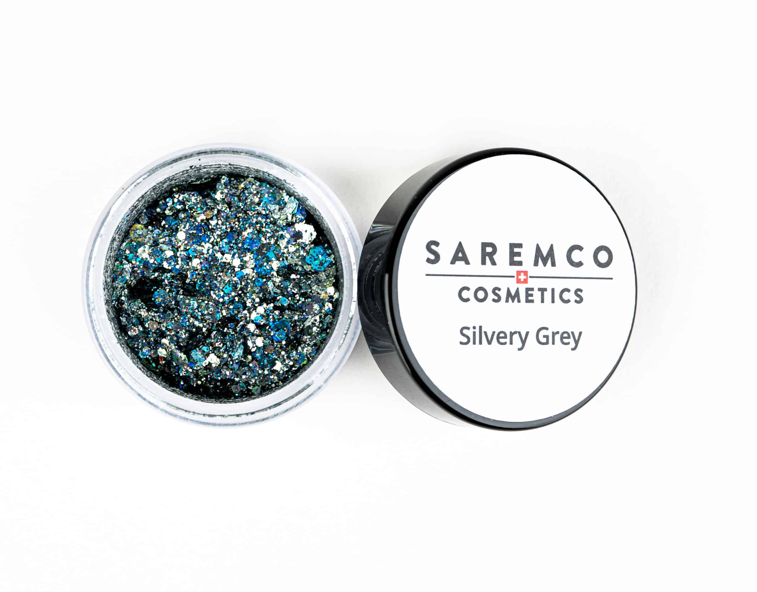 Mixed Glitter Silvery Grey