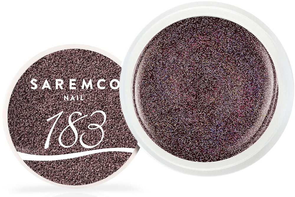 Colorgel 183 Glitter Black-Red