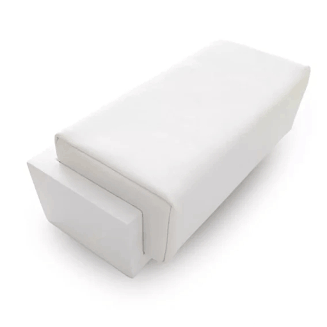 Handauflage mit Holzgestell Weiss