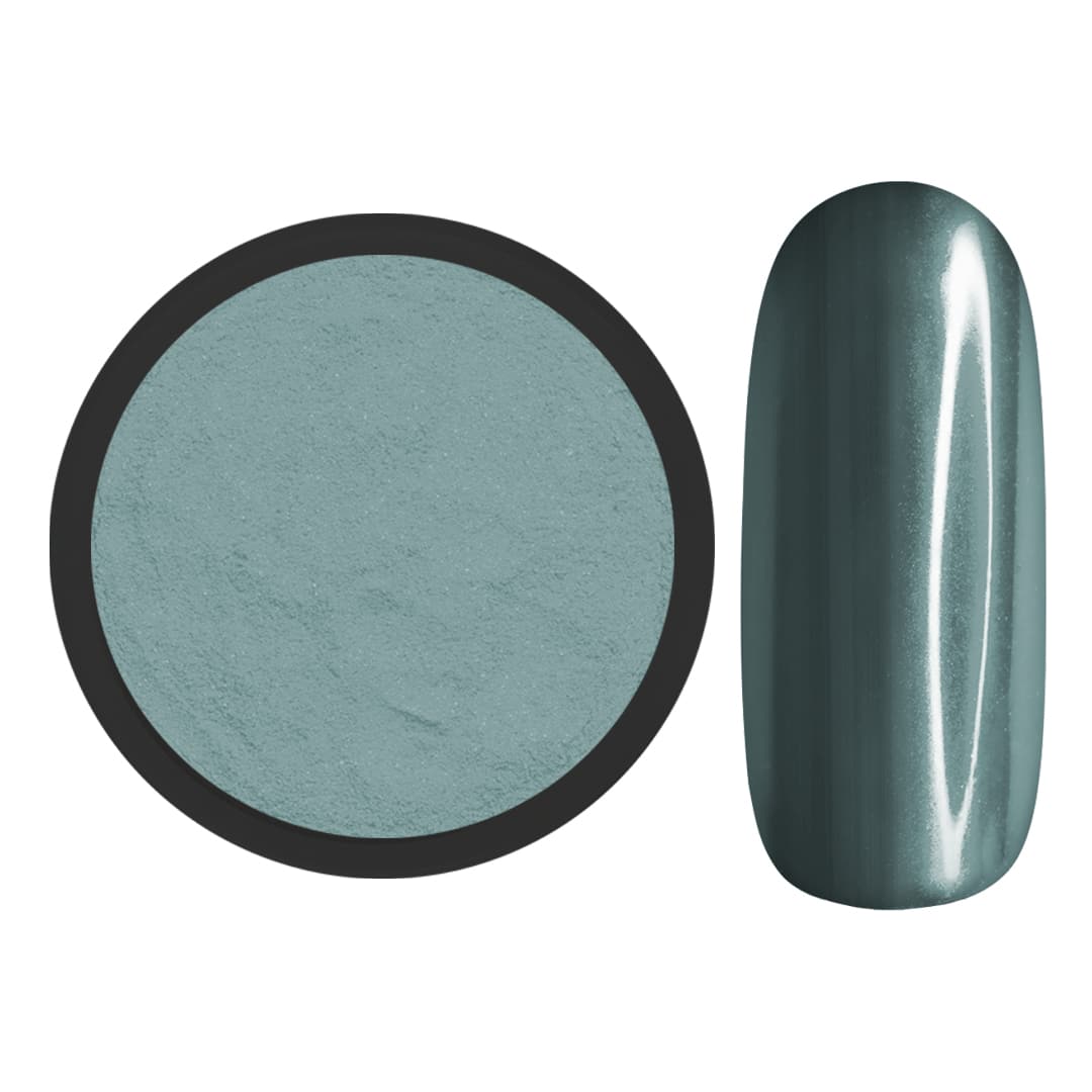 Mirror Chrome Pigment #21 Light Grey Blue