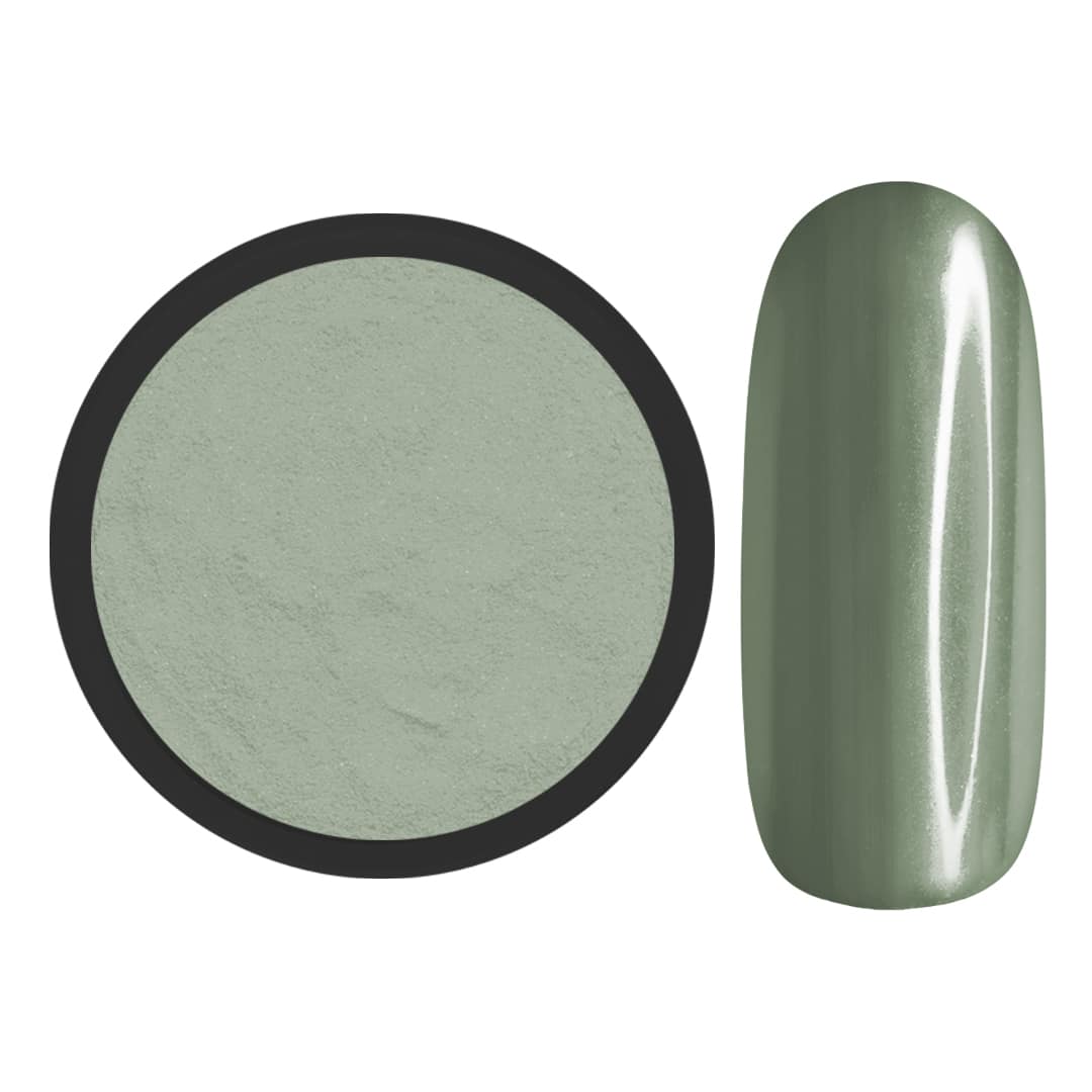 Mirror Chrome Pigment #23 Silver Green