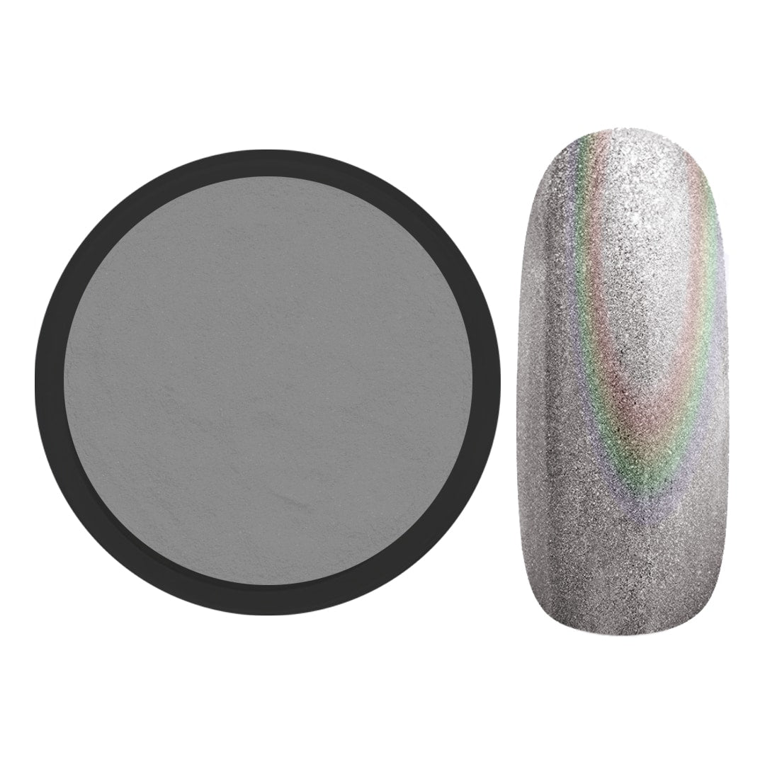 Solid Mirror Chrome Pigment #35 Silver Light Holographic