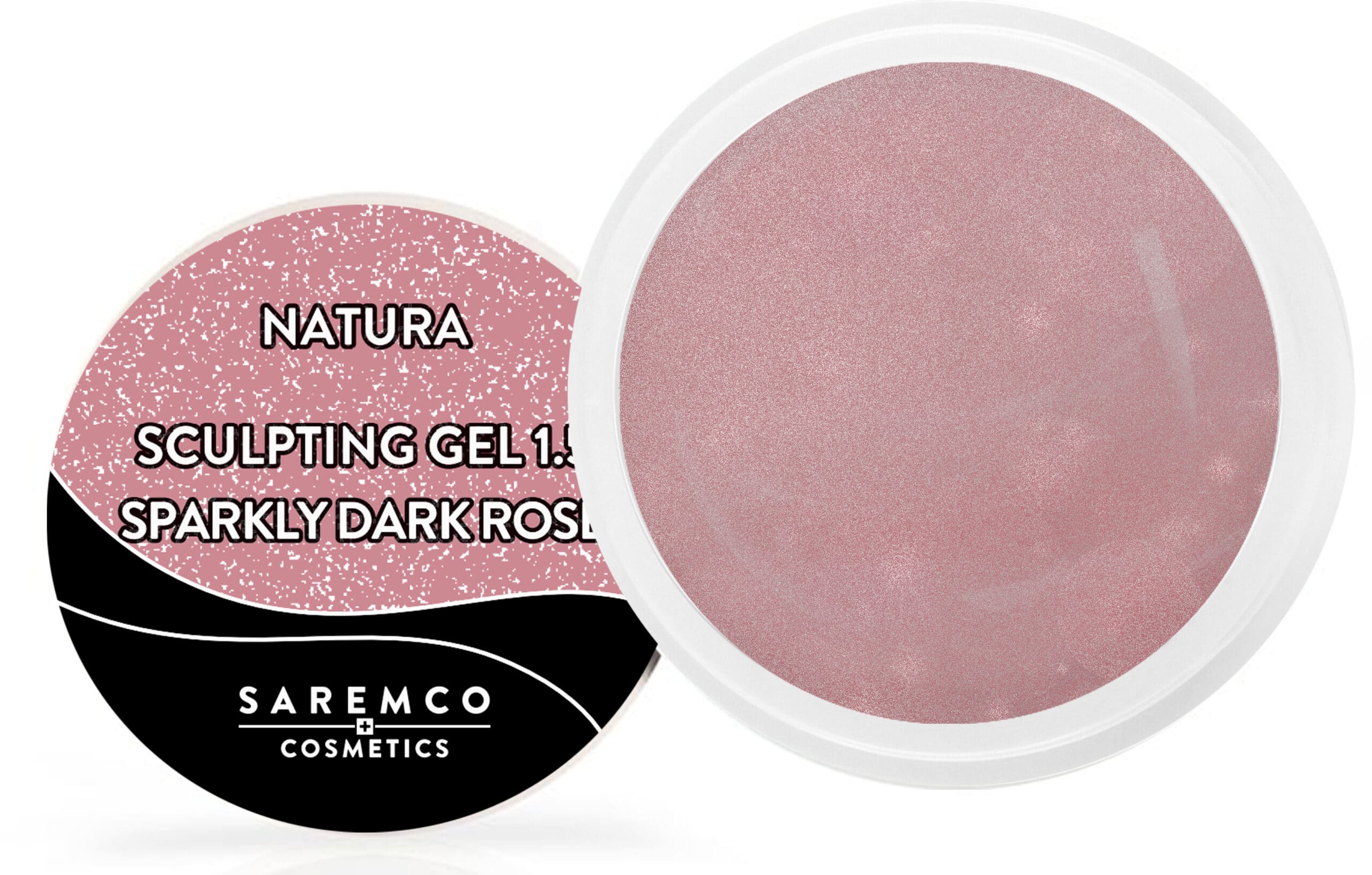 Natura Sculpting Gel 1.5 Sparkly Dark Rose