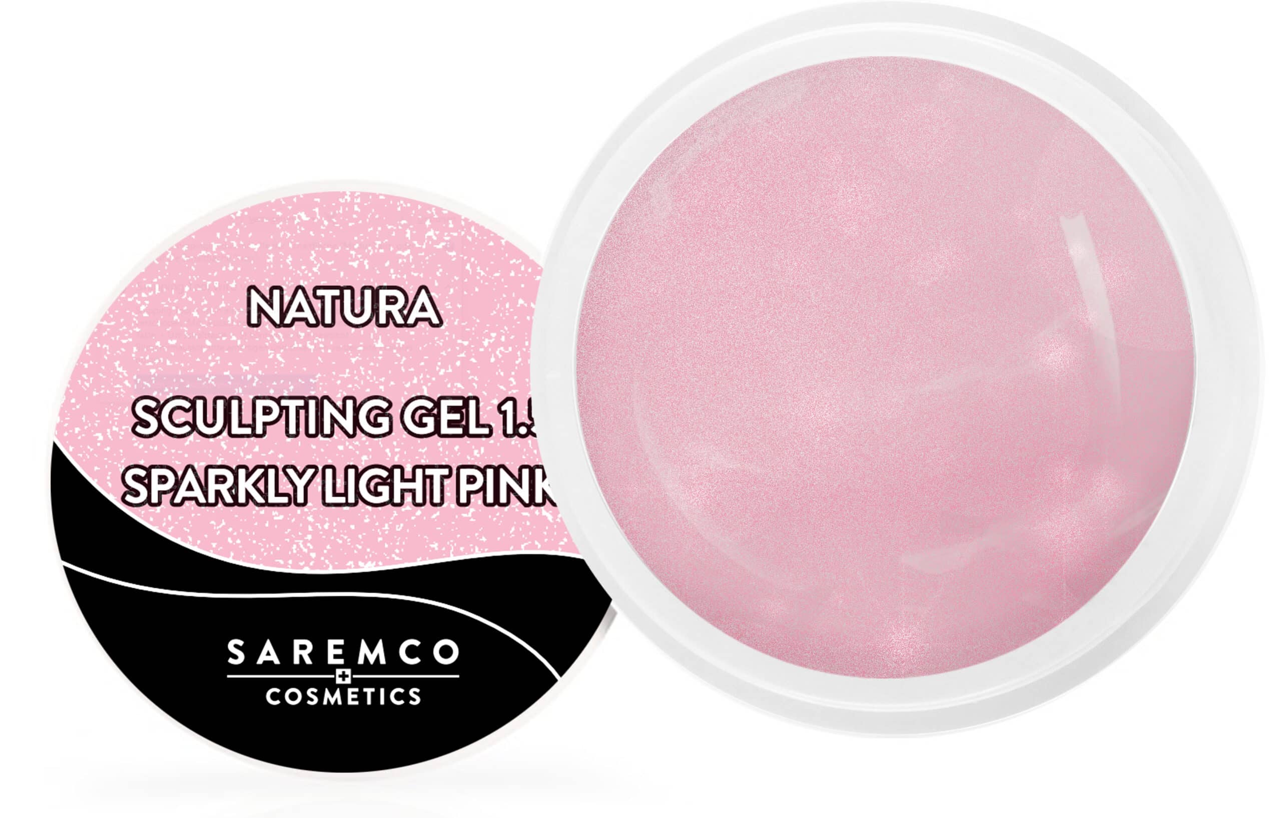 Natura Sculpting Gel 1.5 Sparkly Light Pink
